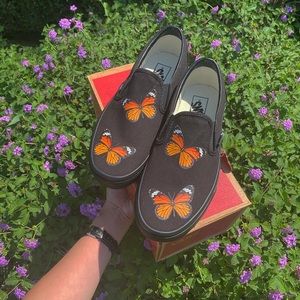 MONARCH BUTTERFLY CUSTOM VANS